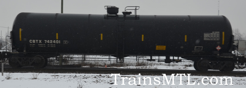 Car/wagon CBTX742401 left side / coté gauche